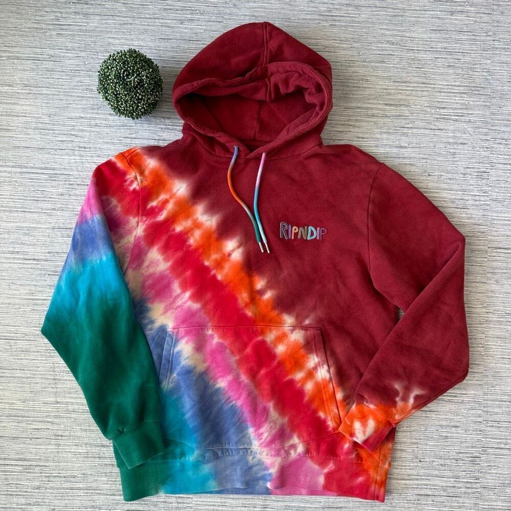 Rip N Dip Tie Die Hoodie Size small